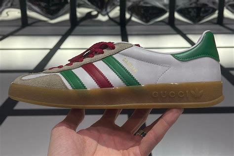 gazzelle adidas x gucci|Adidas X Gucci gazelle.